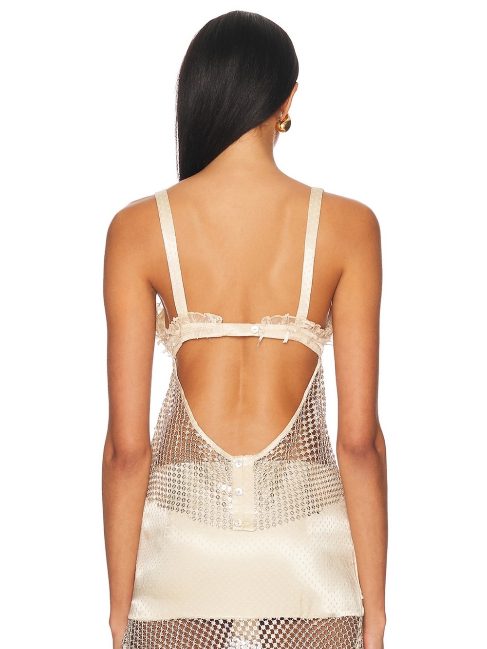SIEDRÉS Locean Sequin Mesh & Bow Top Size 42 (US 6–8) NWT - Picture 9 of 10